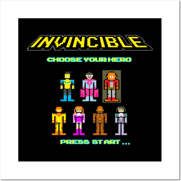 Invincible: Choose Your Hero Wall Art by inesbot